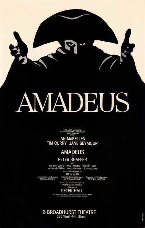 Amadeus (Broadway) Movie Posters From Movie Poster Shop