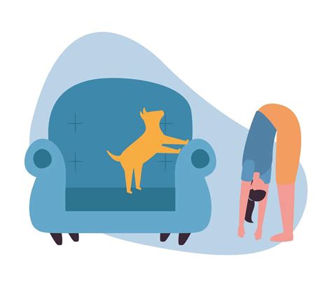 Dog Stretching Vector Art, Icons, and Graphics for Free Download