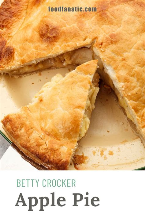 Delicious Betty Crocker Apple Pie