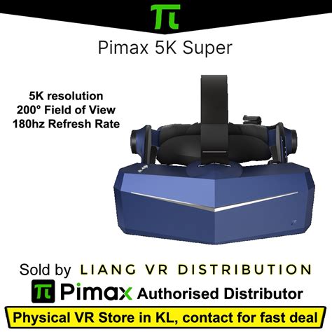 Pimax 5K Super VR Headset | Bundle with Valve Index Controller, SteamVR ...