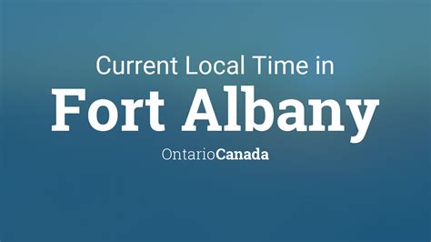 Current Local Time in Fort Albany, Ontario, Canada