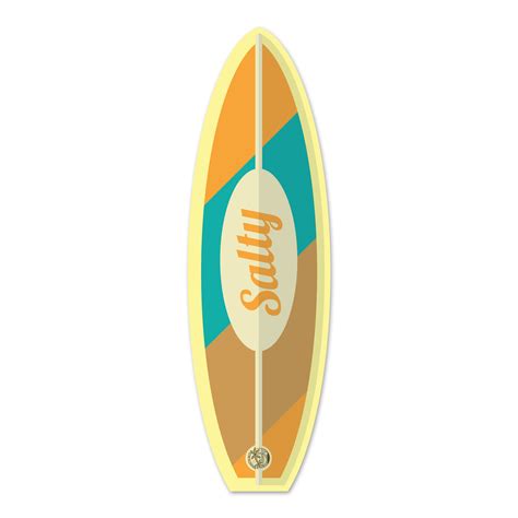 Surfboard Sticker ShantalArt Stickers, Labels & Tags Paper & Party ...