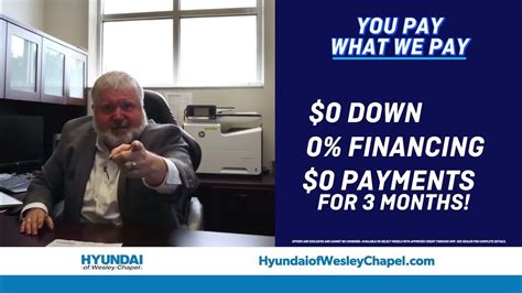 You Pay What We Pay | Hyundai of Wesley Chapel - YouTube