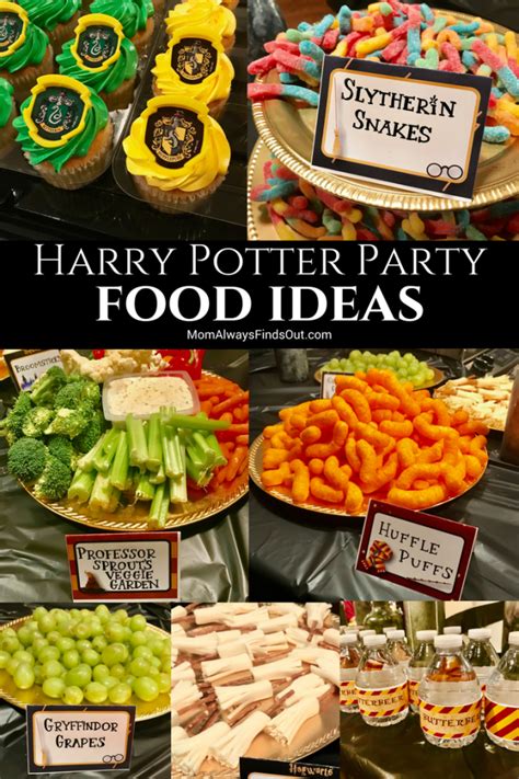 Harry Potter Birthday Party Food Ideas - Mom Always Finds Out