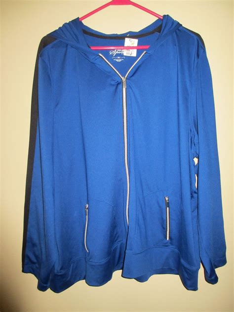 Awesome Blue and BLack Track Jacket 3XL. Looks like a 2xl, Totally roomy and Comfy! | Track ...