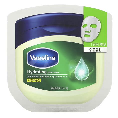 Vaseline, Hydrating Beauty Sheet Mask with Petrolatum Jelly ...