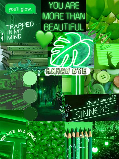 Green Aesthetic Background Computer Aesthetic Light Green Wallpapers ...