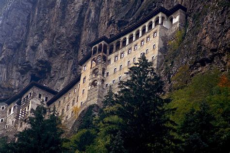 Beige concrete castle, Sumela Monastery, Turkey, Trabzon HD wallpaper ...