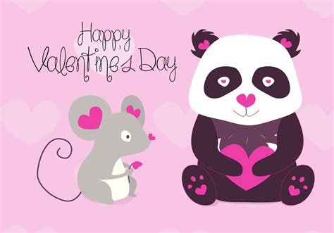 Free Valentines Animals Vector - Download Free Vector Art, Stock Graphics & Images