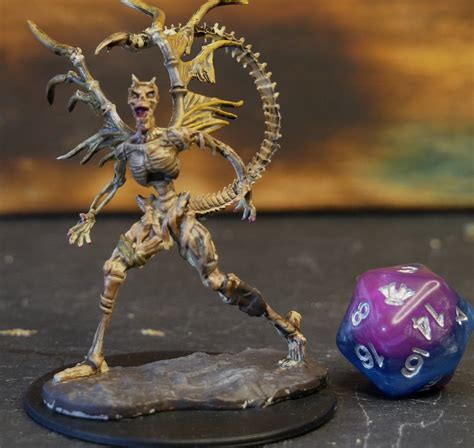 Hand painted Malicious Bone Devil Miniature | TTRPG | Mini | DND | RPG ...