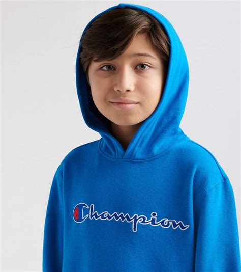 Champion Kids Clothes Sweatshirts Boys Youth Heritage Fleece Pull On Hoody Sweatshirt with Hood ...