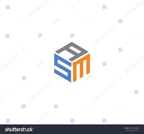 Letter Asm Logo Hexagon Logo Vector Stock Vector (Royalty Free ...