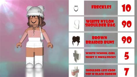 Roblox Outfit Ideas For Girls 😍 - Combining Hats with Aesthetic Outfits ...