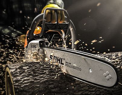 STIHL Chainsaw - CGI & Retouching (3) | Images :: Behance