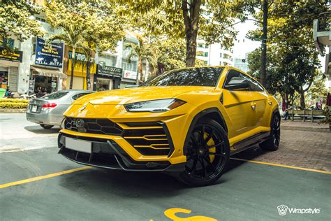 Lamborghini Urus - Yellow Wrap | WrapStyle