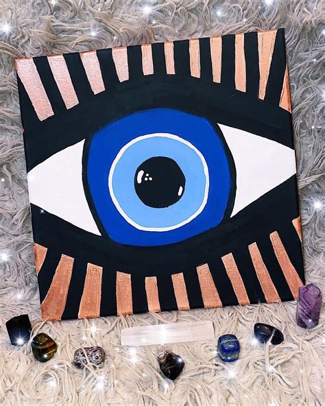 Evil Eye Painting Ideas : Evil Eye Painting By Celestial Images | Bocagewasual