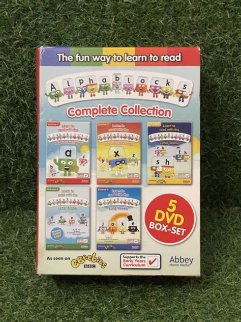 ALPHABLOCKS COMPLETE COLLECTION Volumes 1-5 DVD CBeebies Early Years CBBC £29.99 - PicClick UK