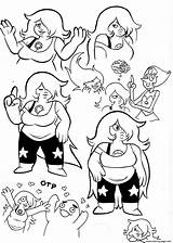 Amethyst Steven Universe Coloring Page Printable sketch template