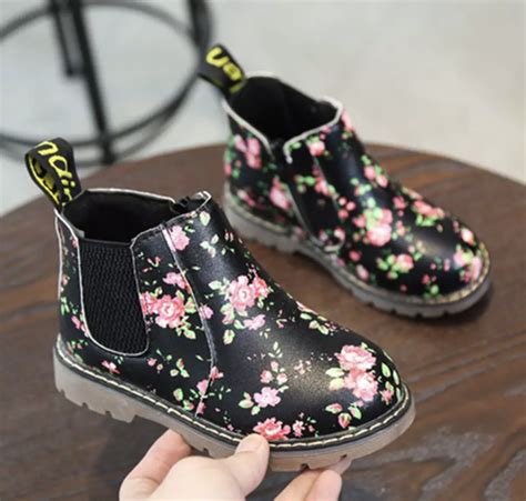 For the rocker babe who loves fun style and loves shoes even more. These floral faux Martin ...