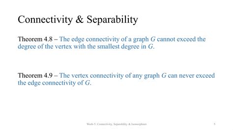 Graph Theory: Connectivity & Isomorphism | PPT