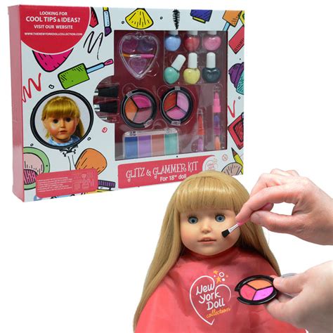 Washable Makeup set for Dolls and Kids - pretend play Cosmetic Set – The New York Doll Collection