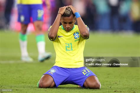 Rodrygo of Brazil during the FIFA World Cup Qatar 2022 Group G match ...