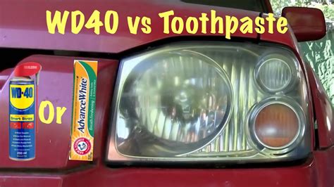 Cleaning Headlights With Toothpaste Youtube - change comin