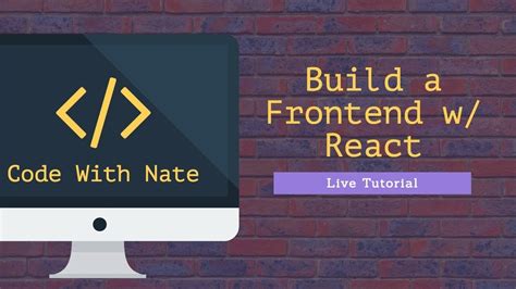 Building a frontend with React - YouTube