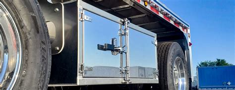 Storage Boxes for Flatbeds and Drop Decks | Utility Keystone Semi-Trailer Sales