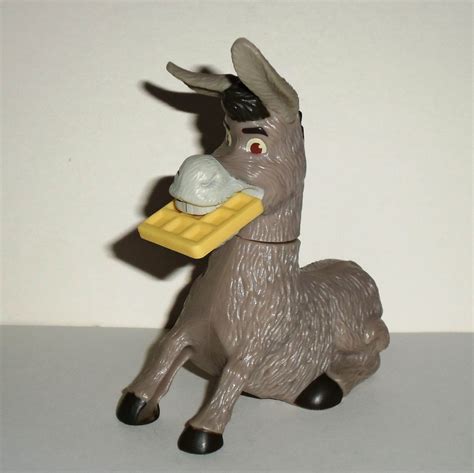 McDonald's 2010 Shrek Forever After Donkey Happy Meal Toy Non-Working Loose Used