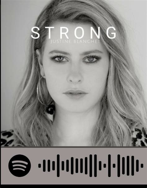 Justine Blanchet │Official Website Spotify Scan Code