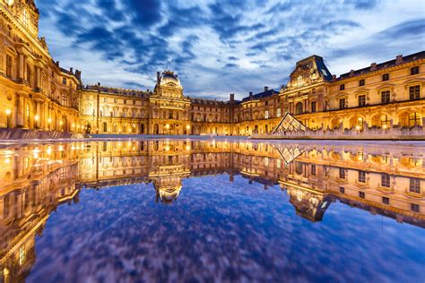 france, Sky, Water, Paris, Palace, Night, Street, Lights, Le, Louvre ...