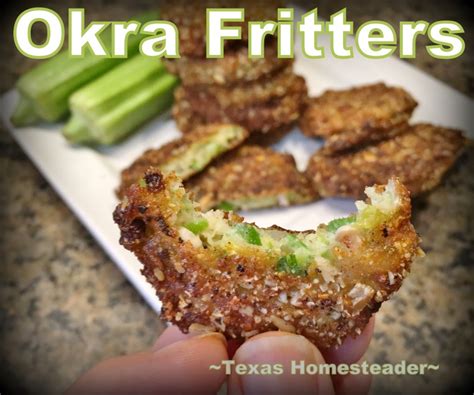 Crispy Fried Okra Fritters! | ~Texas Homesteader