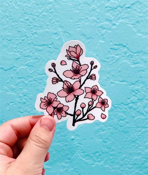 Cherry Blossom Sticker Set | Etsy