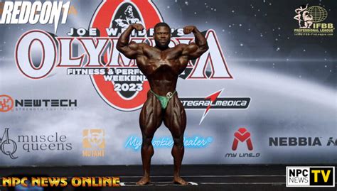 2023 NEW! IFBB Pro League 212 Olympia Champion Keone Pearson Prejudging ...