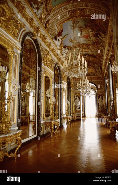 INTERIOR OF SCHLOSS HERRENCHIEMSEE HERRENINSEL GERMANY Stock Photo ...