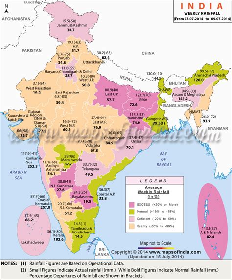 Rain Map Of India