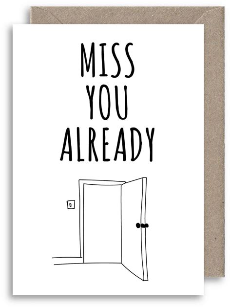 Printable Miss You Cards