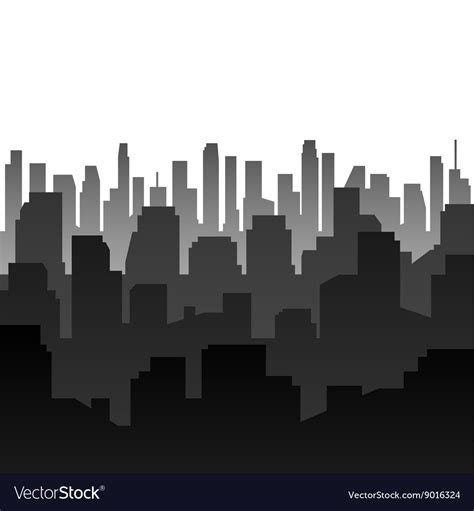 Background silhouette of the city Royalty Free Vector Image