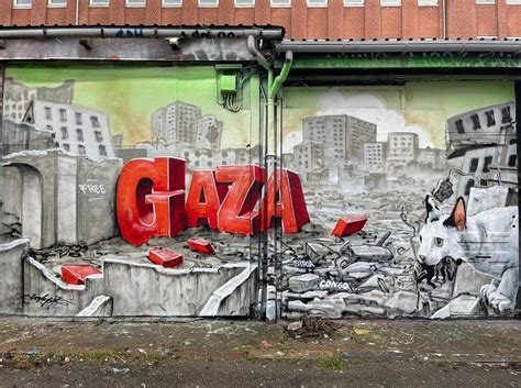 Free Gaza mural in Copenhagen : r/streetart