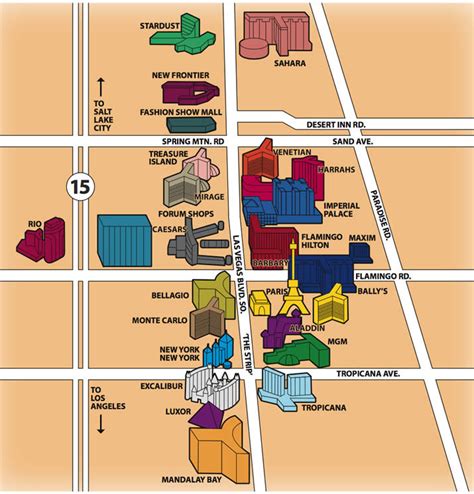 Images and Places, Pictures and Info: las vegas strip map pdf