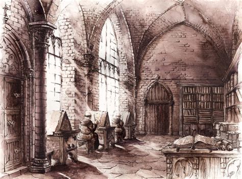 Medieval Cloister by GrimDreamArt on DeviantArt