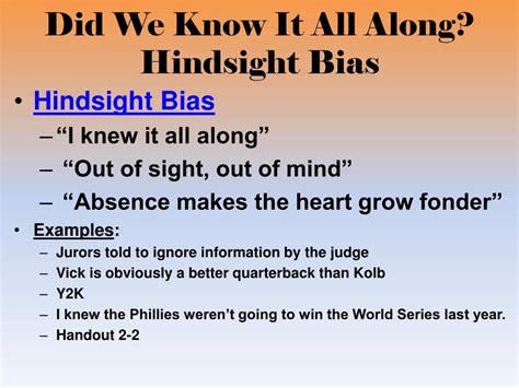 Hindsight examples - lightningnipod