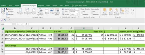 Liquidación de Sueldos en Excel: Ejemplos de Planillas, Pros y Contras