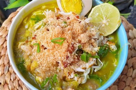 Resep Soto Ayam Lamongan, Lengkap dengan Bumbu Koya Gurih