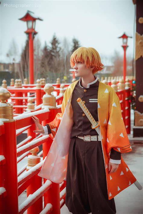 My Zenitsu Agatsuma Cosplay : r/KimetsuNoYaiba