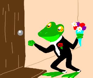 Froggy went a-courting - Drawception