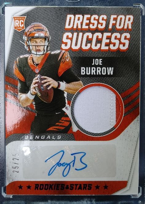 F/S 2020 RC Rookies and stars Joe Burrow RPA /25 - Blowout Cards Forums