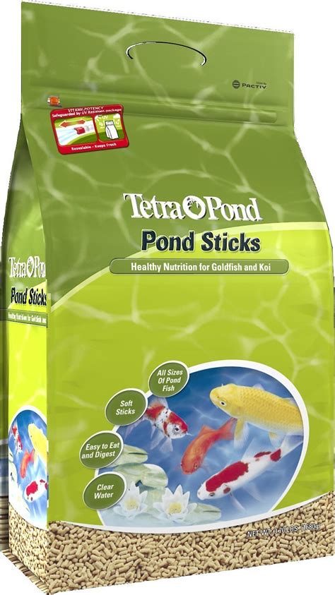 Tetra Pond Sticks Goldfish & Koi Fish Food, 3.70-lb bag - Chewy.com