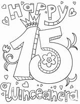 Happy Quinceanera coloring page  ColouringPages sketch template
